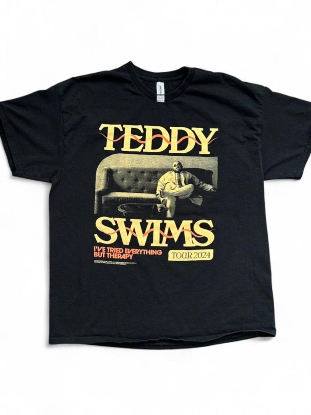 Teddy Swims Tour 2024 Graphic T-Shirt Men's XL Band Merch
